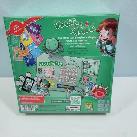 New Doctor Panic Board Game Family Friendly Game 101722-3Clo - Picture 2 of 3